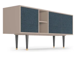 Mueble de TV - 150х69х41 cm - T5 - Knitted Pattern, Latte^ Móvel De Tv