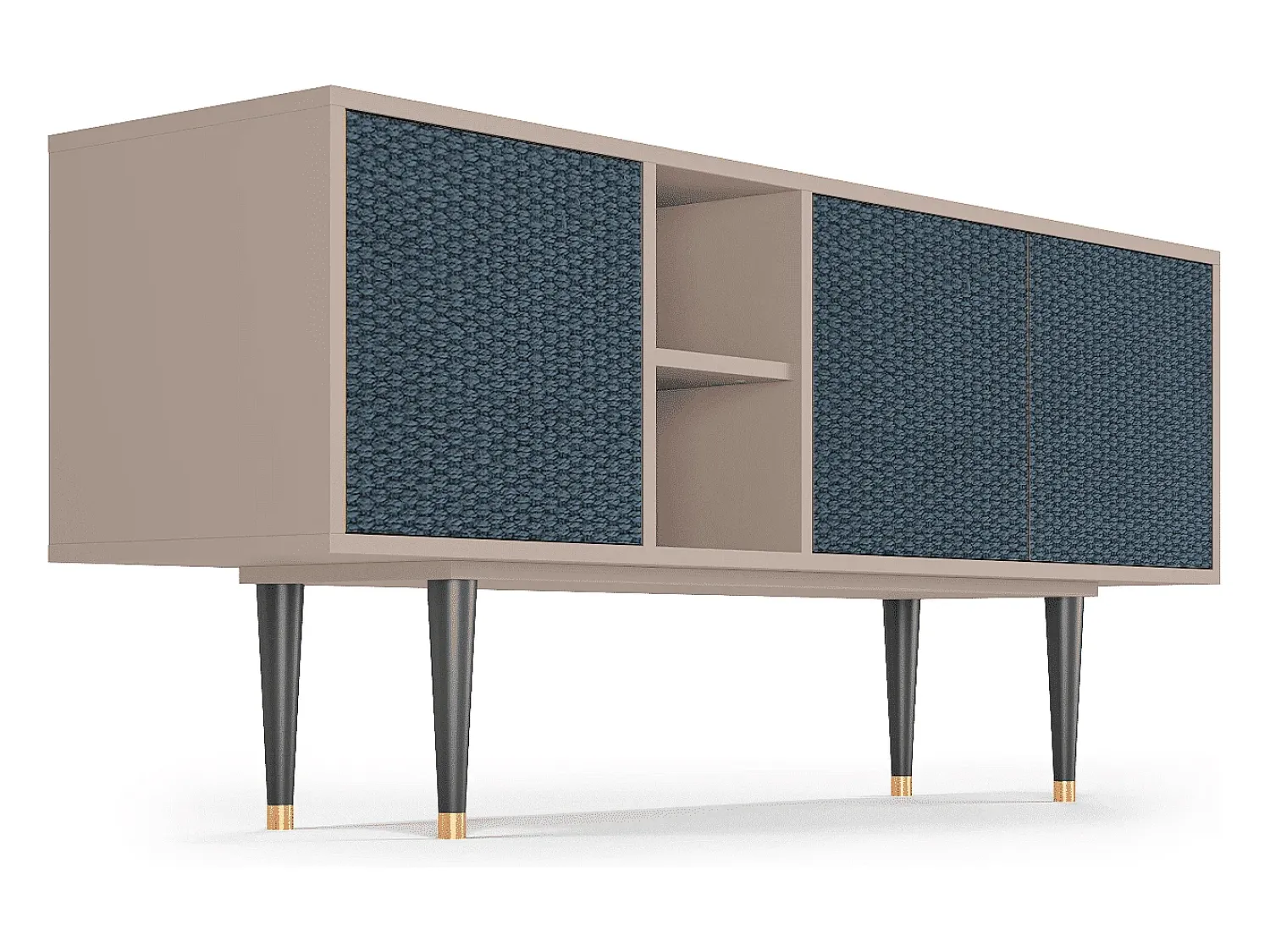 Mueble de TV - 150х69х41 cm - T5 - Knitted Pattern, Latte^ Móvel De Tv