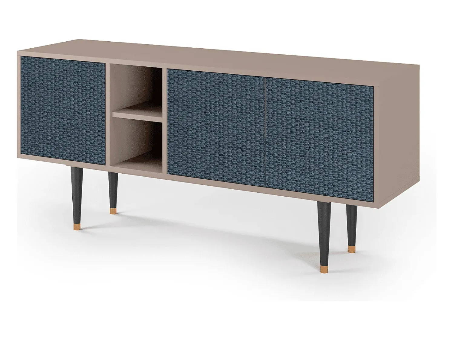 Mueble de TV - 150х69х41 cm - T5 - Knitted Pattern, Latte^ Móvel De Tv