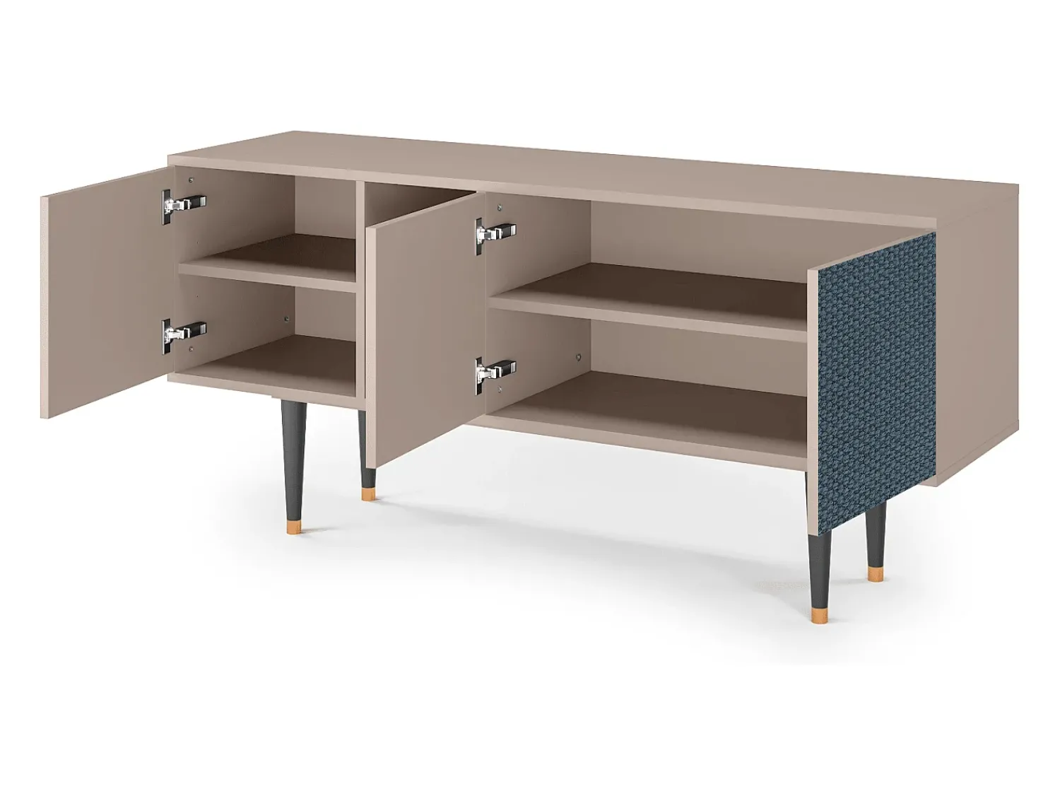 Mueble de TV - 150х69х41 cm - T5 - Knitted Pattern, Latte^ Móvel De Tv