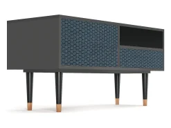 Mueble de TV - 115х59х48 cm - T3 - Knitted Pattern, Antracite^ Móvel De Tv
