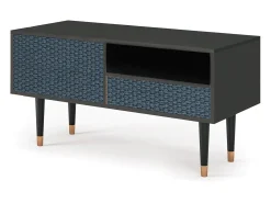 Mueble de TV - 115х59х48 cm - T3 - Knitted Pattern, Antracite^ Móvel De Tv