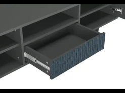Mueble de TV - 170х59х41 cm - T6 - Knitted Pattern, Antracite^ Móvel De Tv