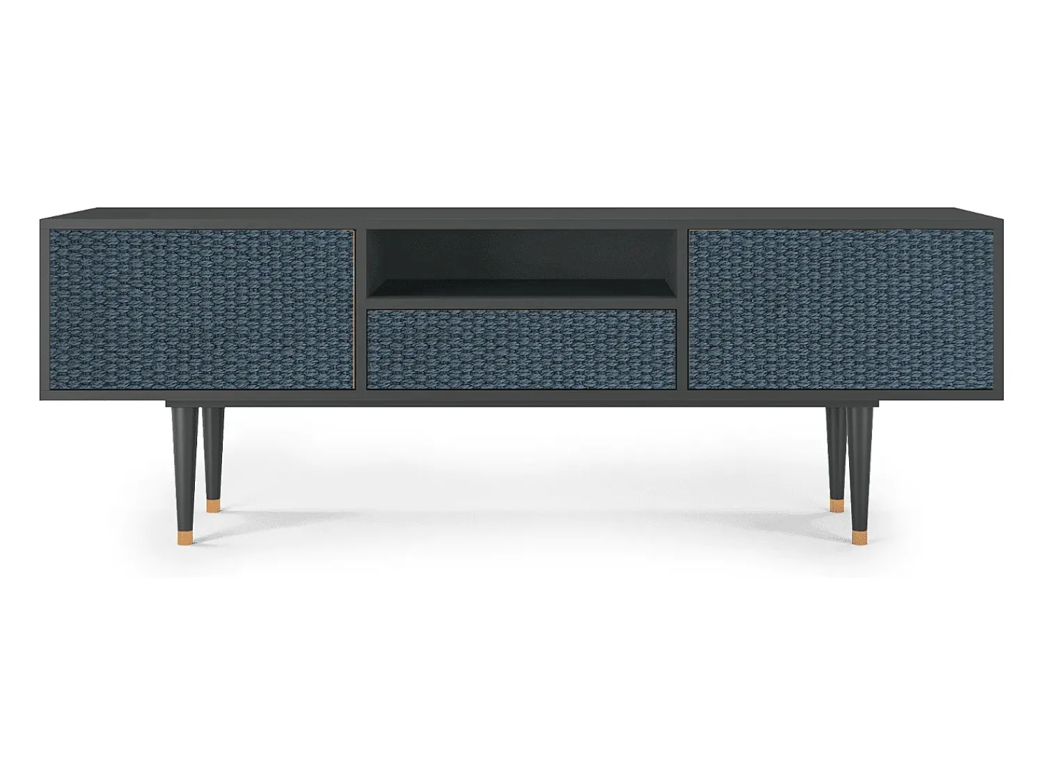 Mueble de TV - 170х59х41 cm - T6 - Knitted Pattern, Antracite^ Móvel De Tv
