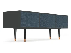 Móvel De Tv| Mueble de TV - 170х59х48 cm - T4 - Knitted Pattern, Antracite Cinza antracite