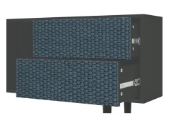 Mueble de TV - 170х69х48 cm - T1 - Knitted Pattern, Antracite^ Móvel De Tv