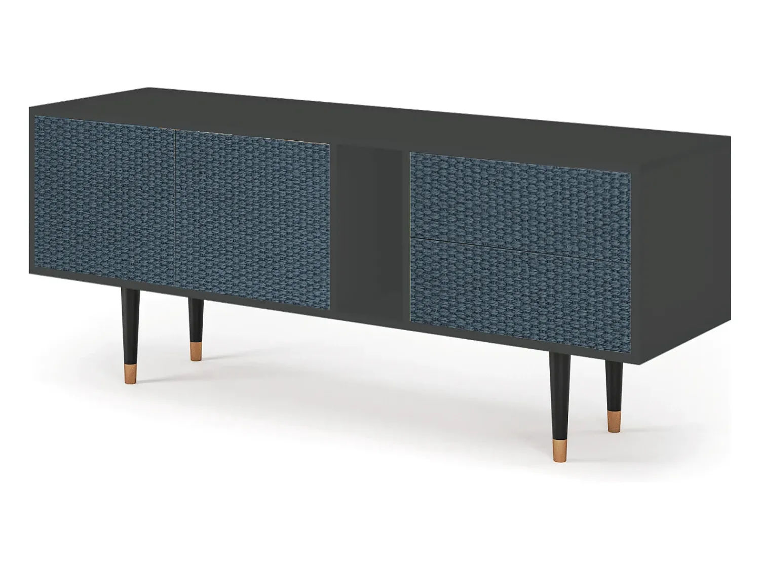 Mueble de TV - 170х69х48 cm - T1 - Knitted Pattern, Antracite^ Móvel De Tv