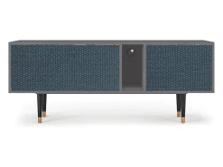 Móvel De Tv| Mueble de TV - 170х69х48 cm - T1 - Knitted Pattern, Cinza Cinzento