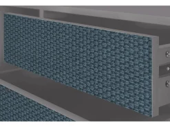 Clearance Mueble de TV - 170х59х48 cm - T4 - Knitted Pattern, Cinza Cinzento