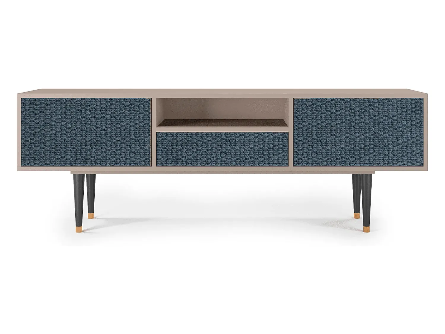 Mueble de TV - 170х59х41 cm - T6 - Knitted Pattern, Latte^ Móvel De Tv