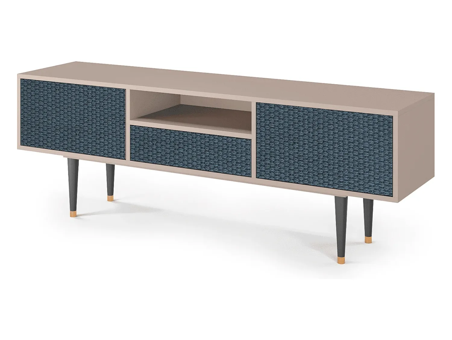 Mueble de TV - 170х59х41 cm - T6 - Knitted Pattern, Latte^ Móvel De Tv