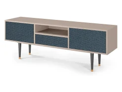 Mueble de TV - 170х59х41 cm - T6 - Knitted Pattern, Areia^ Móvel De Tv