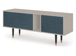 Outlet Mueble de TV - 170х69х48 cm - T1 - Knitted Pattern, Areia Bege
