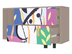 Móvel De Tv* Mueble de TV - 170х69х48 cm - T1 - La Tristesse du Roi, Latte Bege