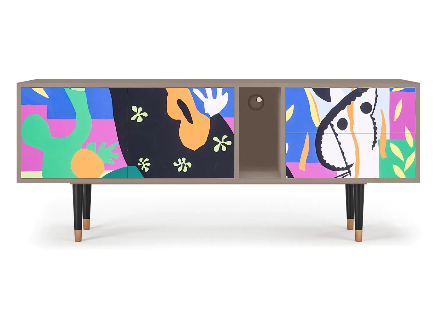 Móvel De Tv* Mueble de TV - 170х69х48 cm - T1 - La Tristesse du Roi, Latte Bege