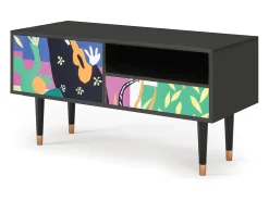 Mueble de TV - 115х59х48 cm - T3 - La Tristesse du Roi, Antracite^ Móvel De Tv