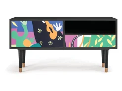 Mueble de TV - 115х59х48 cm - T3 - La Tristesse du Roi, Antracite^ Móvel De Tv