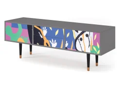 Mueble de TV - 170х59х48 cm - T4 - La Tristesse du Roi, Cinza^ Móvel De Tv