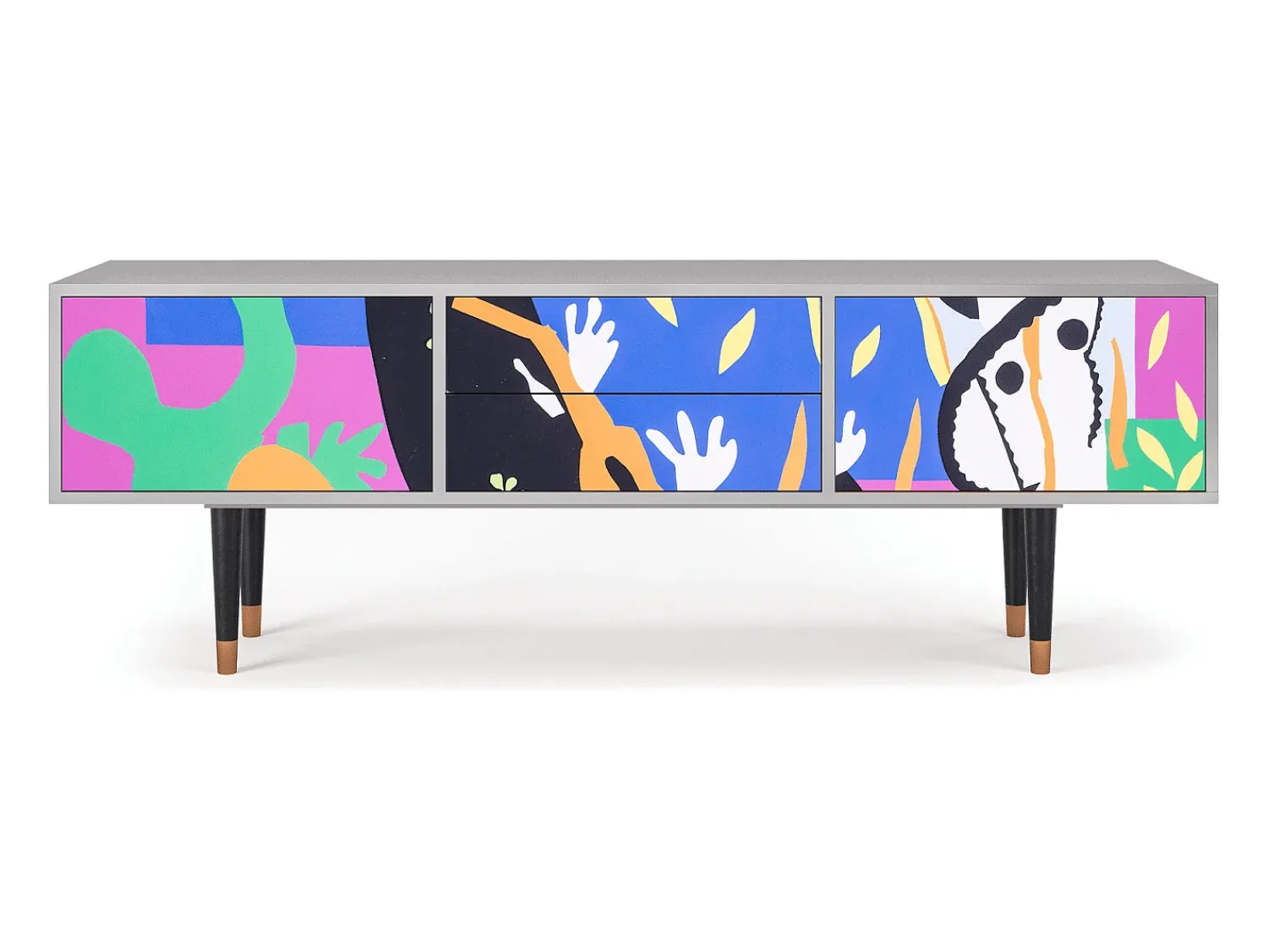Mueble de TV - 170х59х48 cm - T4 - La Tristesse du Roi, Cinza^ Móvel De Tv