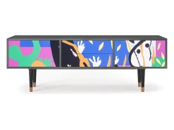 Sale Mueble de TV - 170х59х48 cm - T4 - La Tristesse du Roi, Antracite Cinza antracite