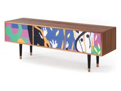 Online Mueble de TV - 170х59х48 cm - T4 - La Tristesse du Roi, Nogueira Castanho