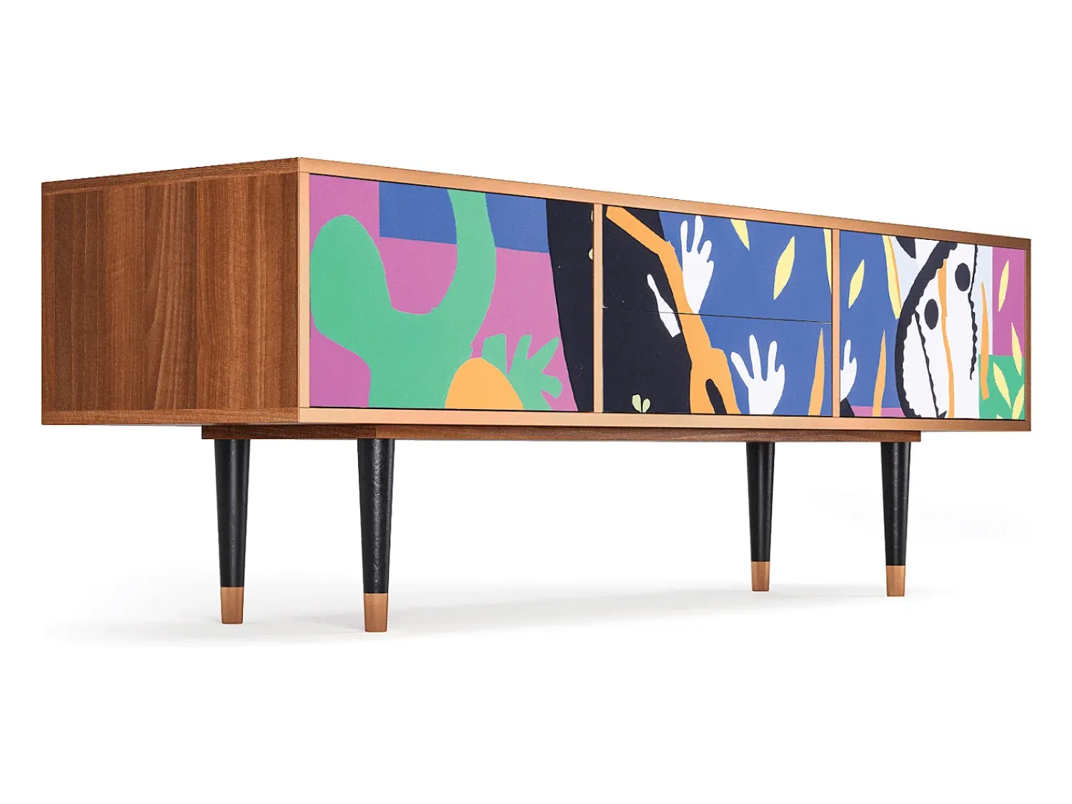 Online Mueble de TV - 170х59х48 cm - T4 - La Tristesse du Roi, Nogueira Castanho