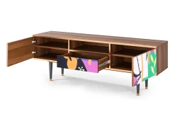 Mueble de TV - 170х59х41 cm - T6 - La Tristesse du Roi, Nogueira^ Móvel De Tv