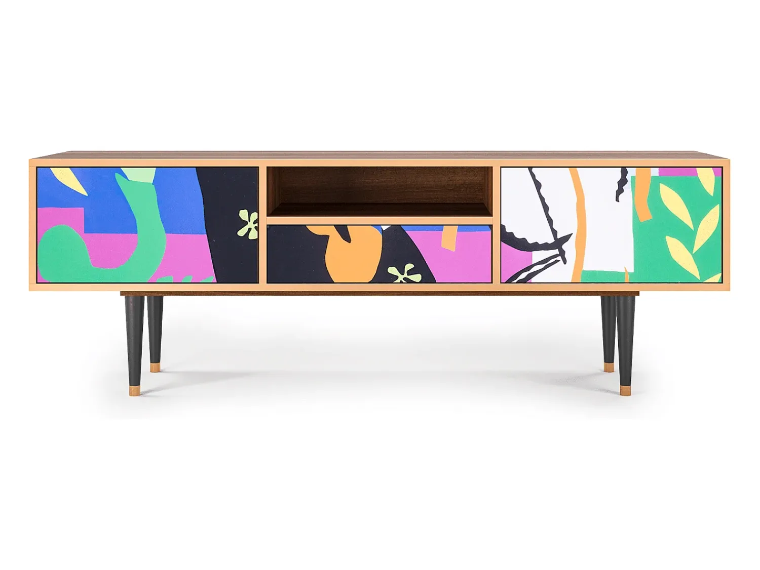 Mueble de TV - 170х59х41 cm - T6 - La Tristesse du Roi, Nogueira^ Móvel De Tv