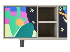 Mueble de TV - 150х69х41 cm - T5 - La Tristesse du Roi, Areia^ Móvel De Tv