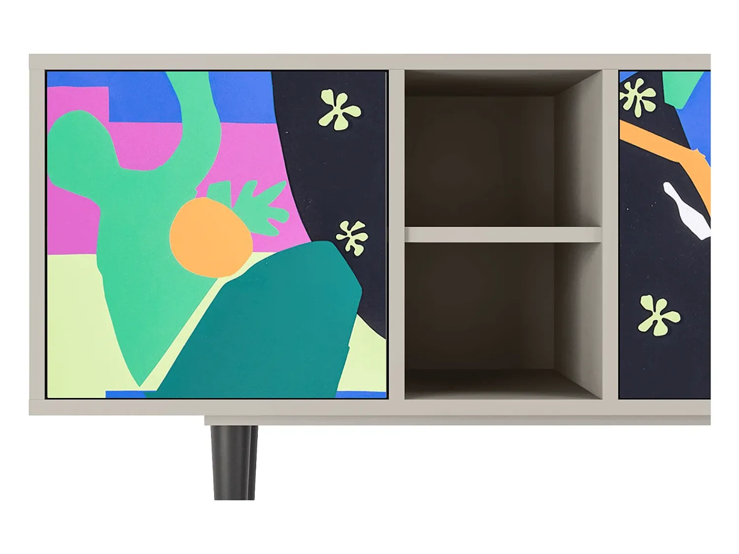 Mueble de TV - 150х69х41 cm - T5 - La Tristesse du Roi, Areia^ Móvel De Tv