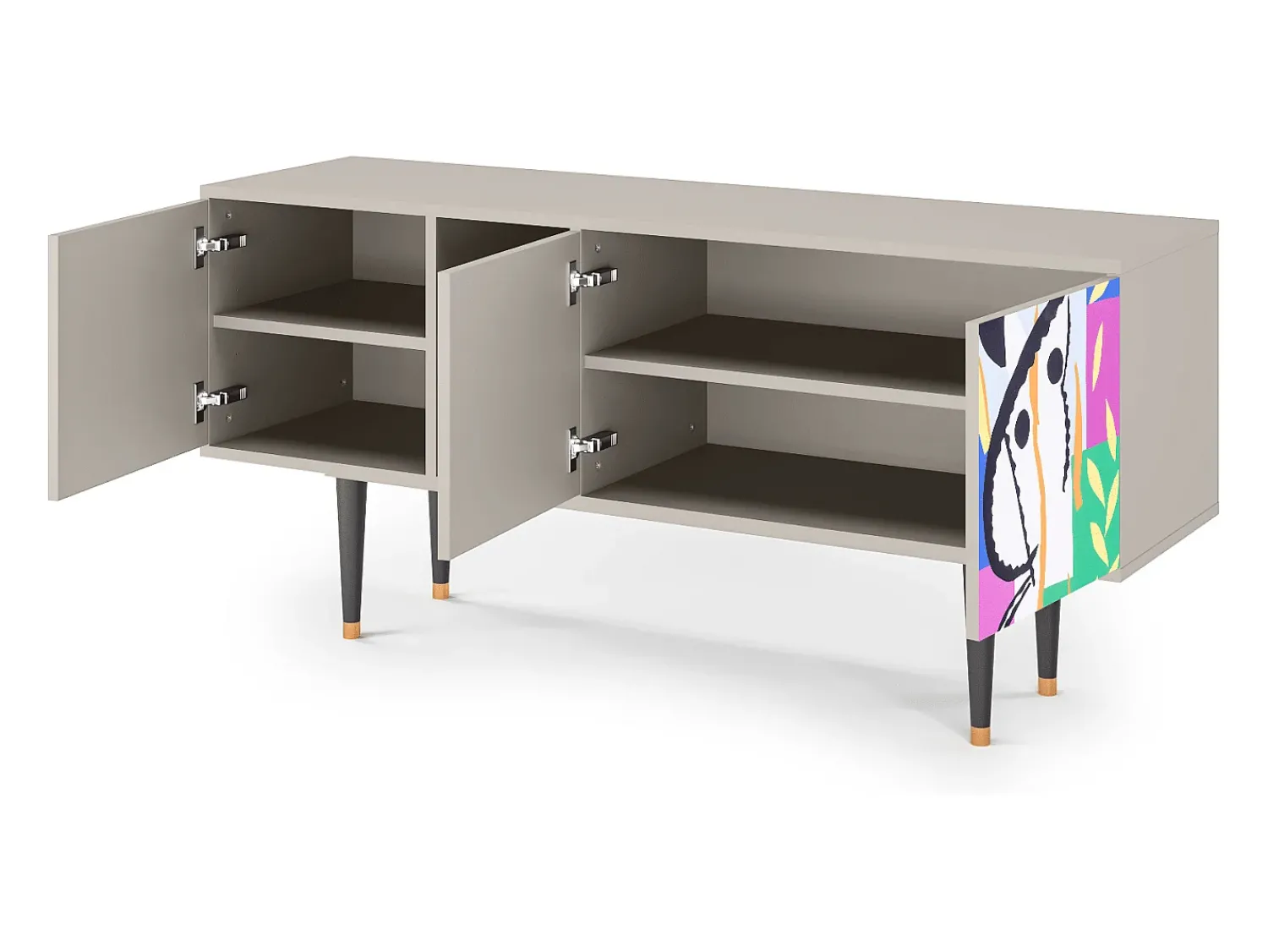 Mueble de TV - 150х69х41 cm - T5 - La Tristesse du Roi, Areia^ Móvel De Tv