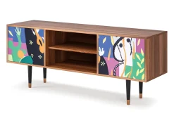 Móvel De Tv* Mueble de TV - 170х69х48 cm - T2 - La Tristesse du Roi, Nogueira Castanho