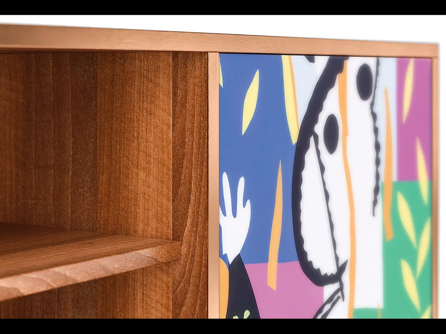 Móvel De Tv* Mueble de TV - 170х69х48 cm - T2 - La Tristesse du Roi, Nogueira Castanho