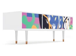 Móvel De Tv| Mueble de TV - 170х59х48 cm - T4 - La Tristesse du Roi, Branco Bege