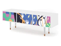 Móvel De Tv| Mueble de TV - 170х59х48 cm - T4 - La Tristesse du Roi, Branco Bege