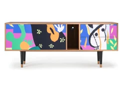 Mueble de TV - 170х69х48 cm - T1 - La Tristesse du Roi, Nogueira^ Móvel De Tv