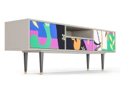 Móvel De Tv* Mueble de TV - 170х59х41 cm - T6 - La Tristesse du Roi, Areia Bege