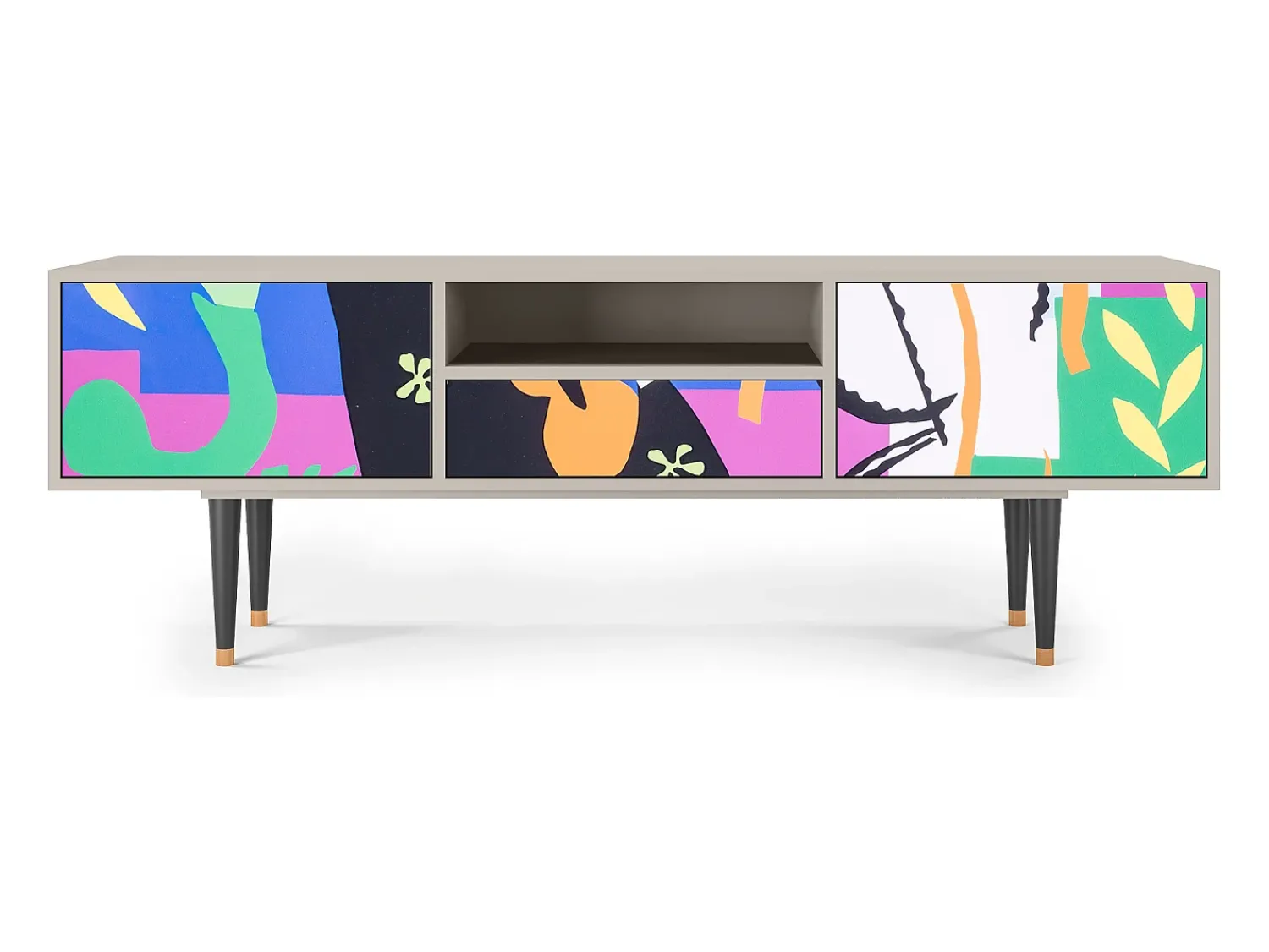 Móvel De Tv* Mueble de TV - 170х59х41 cm - T6 - La Tristesse du Roi, Areia Bege