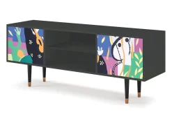Mueble de TV - 170х69х48 cm - T2 - La Tristesse du Roi, Antracite Cinza antracite