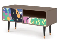 New Mueble de TV - 115х59х48 cm - T3 - La Tristesse du Roi, Latte Bege