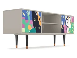Móvel De Tv| Mueble de TV - 170х69х48 cm - T2 - La Tristesse du Roi, Areia Bege
