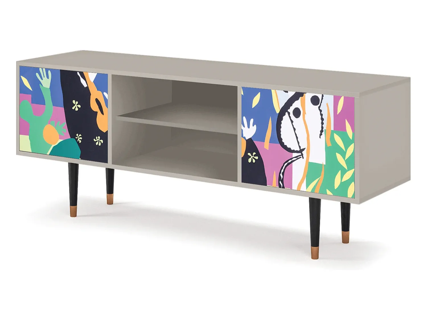 Móvel De Tv| Mueble de TV - 170х69х48 cm - T2 - La Tristesse du Roi, Areia Bege