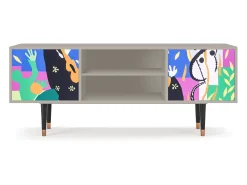 Móvel De Tv| Mueble de TV - 170х69х48 cm - T2 - La Tristesse du Roi, Areia Bege