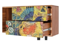 Mueble de TV - 170х69х48 cm - T1 - Lady with Fan by Klimt, Nogueira^ Móvel De Tv