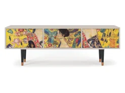 Móvel De Tv| Mueble de TV - 170х59х48 cm - T4 - Lady with Fan by Klimt, Areia Bege