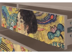 Sale Mueble de TV - 170х59х48 cm - T4 - Lady with Fan by Klimt, Latte Bege