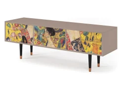 Sale Mueble de TV - 170х59х48 cm - T4 - Lady with Fan by Klimt, Latte Bege