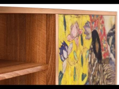 Sale Mueble de TV - 170х69х48 cm - T2 - Lady with Fan by Klimt, Nogueira Castanho