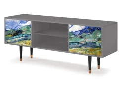 Móvel De Tv| Mueble de TV - 170х69х48 cm - T2 - Landscape, Cinza Cinzento