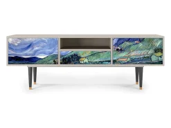 Móvel De Tv* Mueble de TV - 170х59х41 cm - T6 - Landscape, Areia Bege